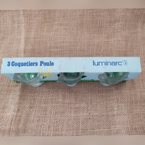 Egg Cups set of 3 by Luminarc NIB - Picture 5 of 6